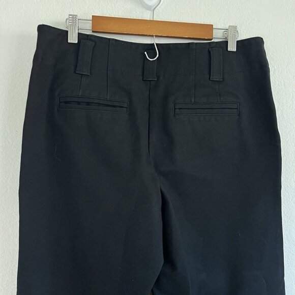 The Naomi Cropped Wide-Leg Black Stretch Flared Pants by Maeve Anthropologie 14 - Picture 9 of 12